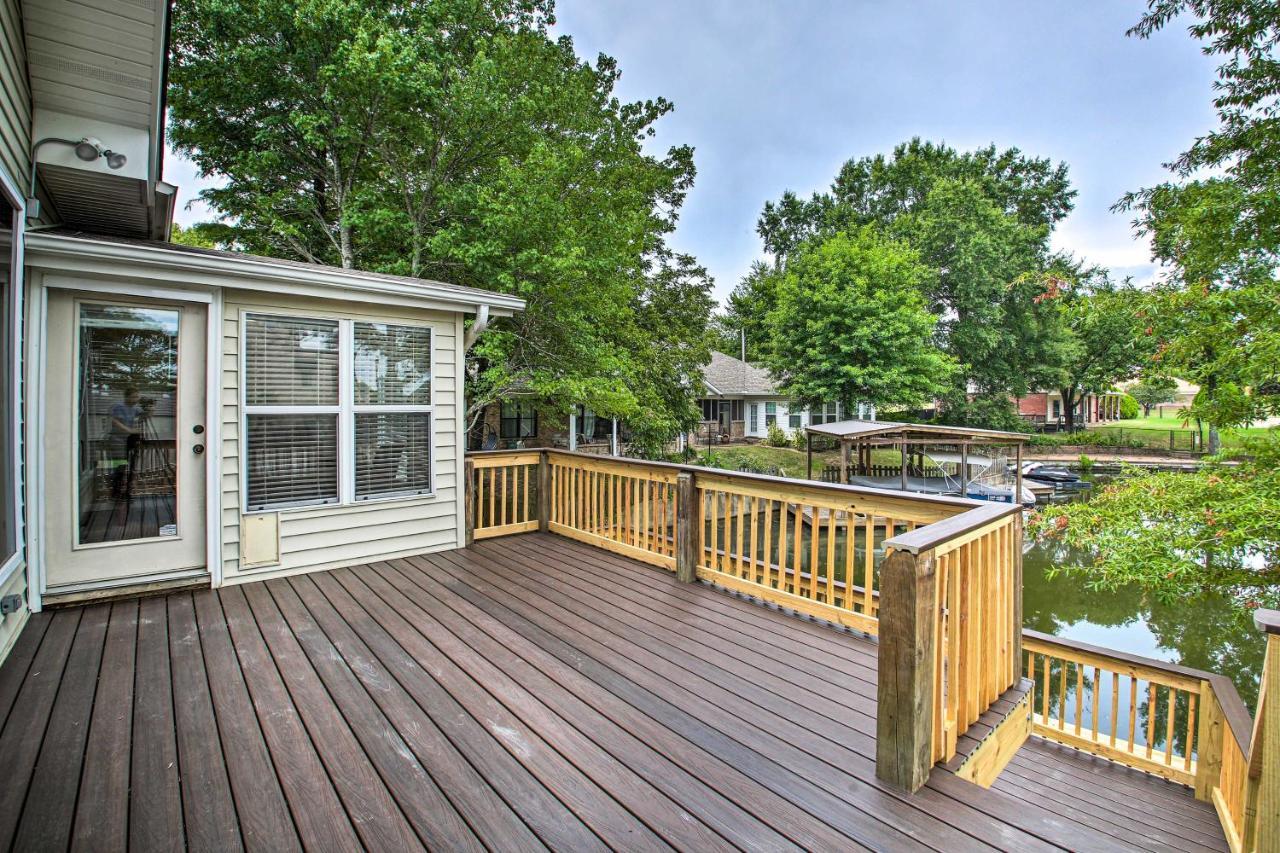 Lakefront Home With 2-Tier Deck And Boat Parking! ฮอตสปริงส์ ภายนอก รูปภาพ